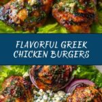 Greek Chicken Burgers Recipe