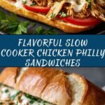 Slow Cooker Chicken Philly Sandwiches Recipe