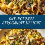 One-Pot Ground Beef Stroganoff Recipe