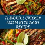 Chicken Fajita Rice Bowl (One Pan) Recipe