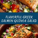 Greek Salmon Quinoa Salad Recipe