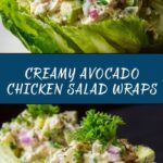 Avocado Chicken Salad Lettuce Wraps Recipe