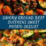 Ground Beef Zucchini Sweet Potato Skillet Recipe