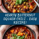 Easy Butternut Squash Chili With Turkey or Beef Recipe