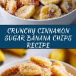 Cinnamon Sugar Air Fryer Banana Chips Recipe