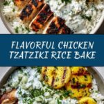 Dump-and-Bake Chicken Tzatziki with Rice Recipe