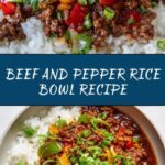 Beef and Pepper Rice Bowl Recipe