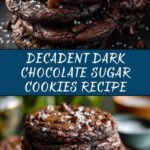 Dark Chocolate Sugar Cookies Recipe