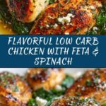 Low Carb Chicken Breast with Feta and Spinach Recipe