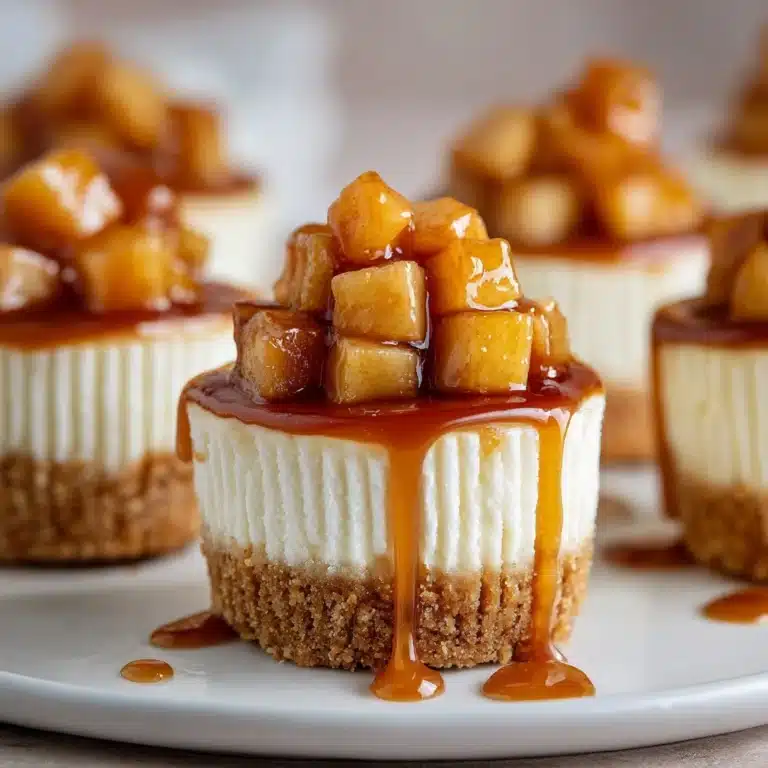 Caramel Apple Cheesecake Cups Recipe