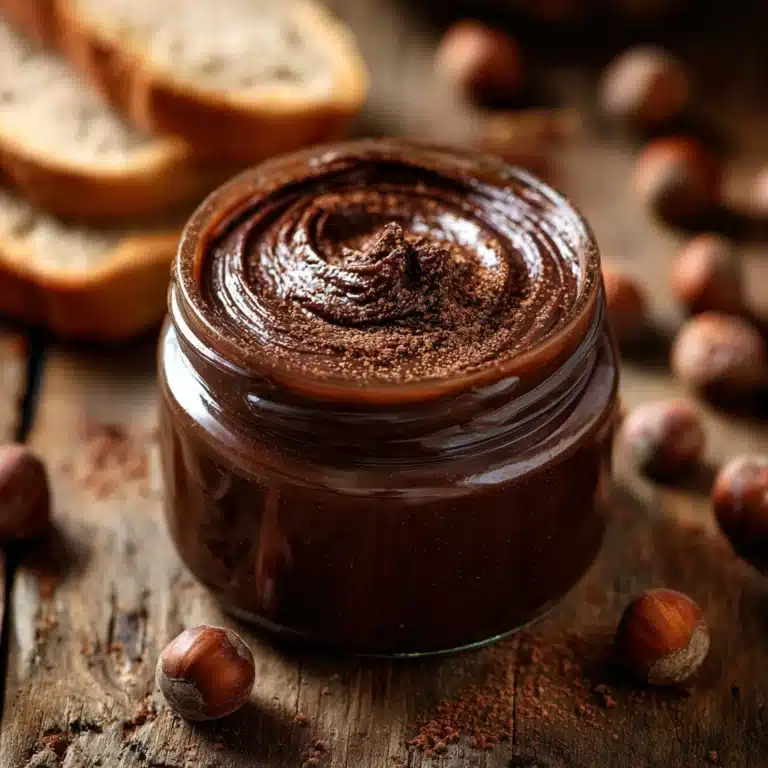 Homemade Nutella Recipe