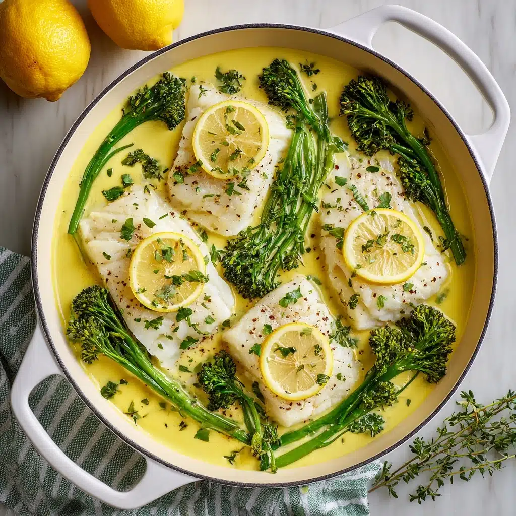 Baked Cod with Lemon Garlic Butter Recipe