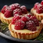 Raspberry & White Chocolate Tartlets Recipe