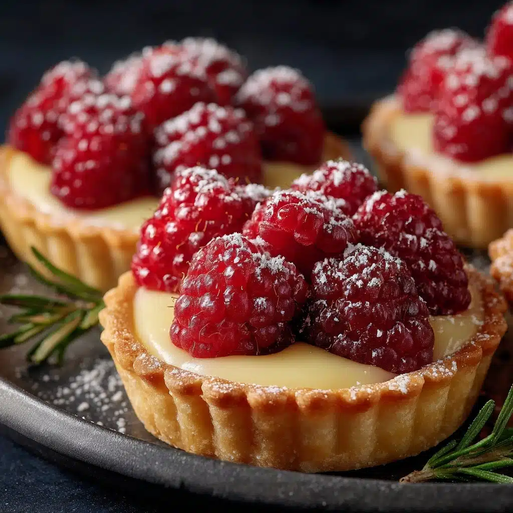 Raspberry & White Chocolate Tartlets Recipe - Recipe Image
