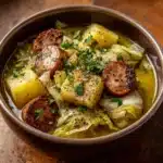 Creamy Cabbage & Sausage Soup Recipe