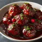 Cranberry Glazed Meatballs Recipe