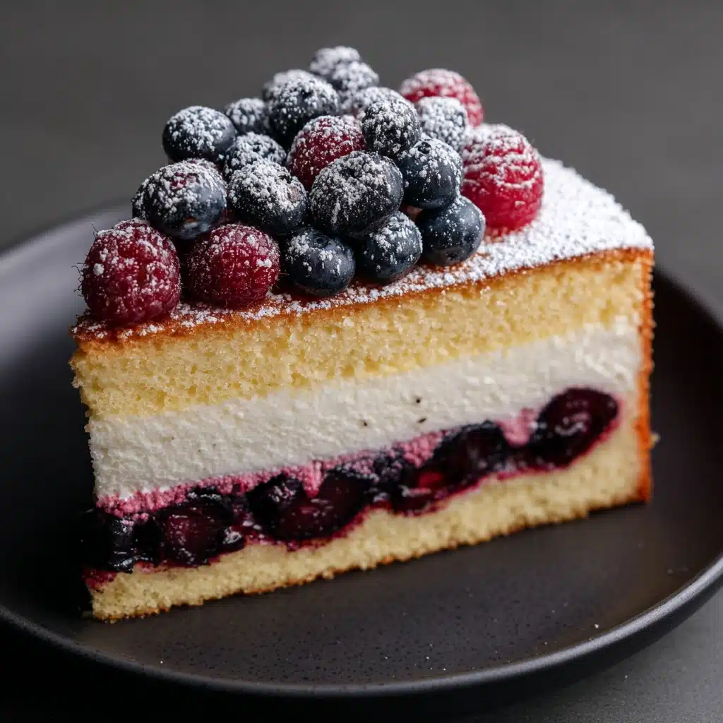 Pancake Cake With Pastry and Berry Fruit Recipe - Recipe Image
