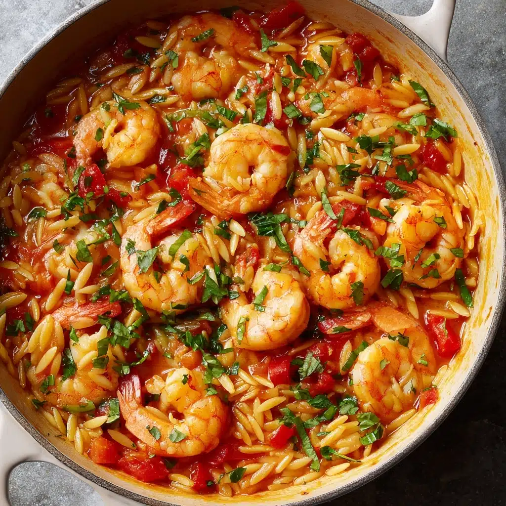 One-Pot Marry Me Shrimp and Orzo Pasta Recipe - Recipe Image