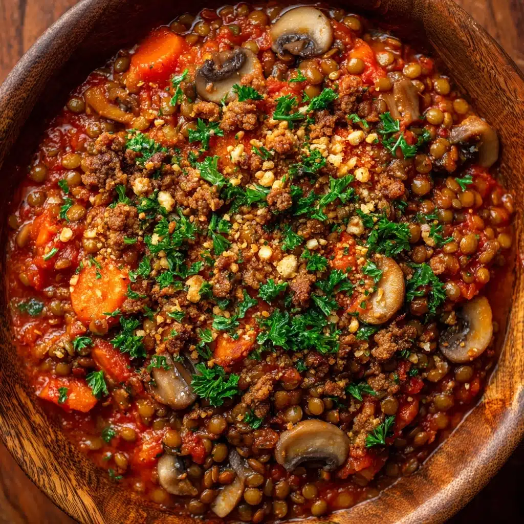 Lentil and Mushroom Bolognese Recipe