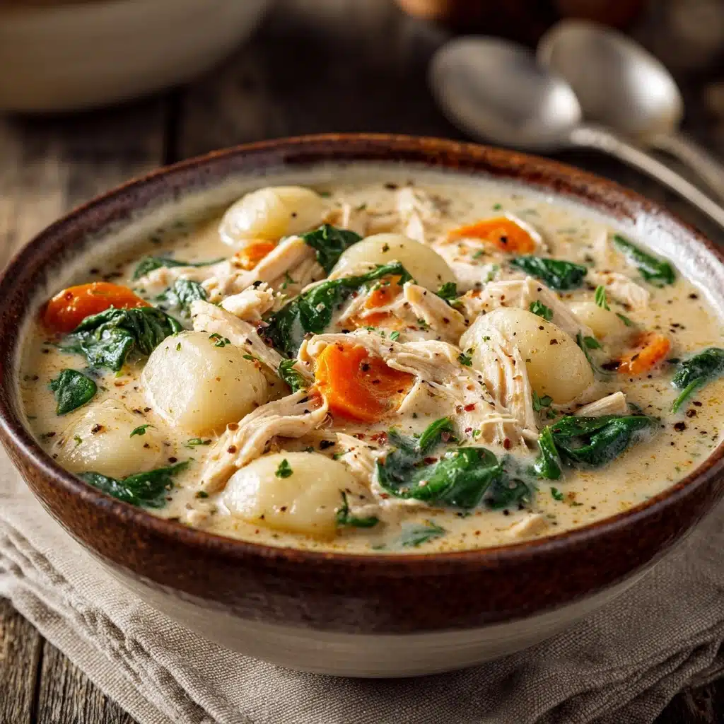 Olive Garden Chicken Gnocchi Soup Recipe - Recipe Image