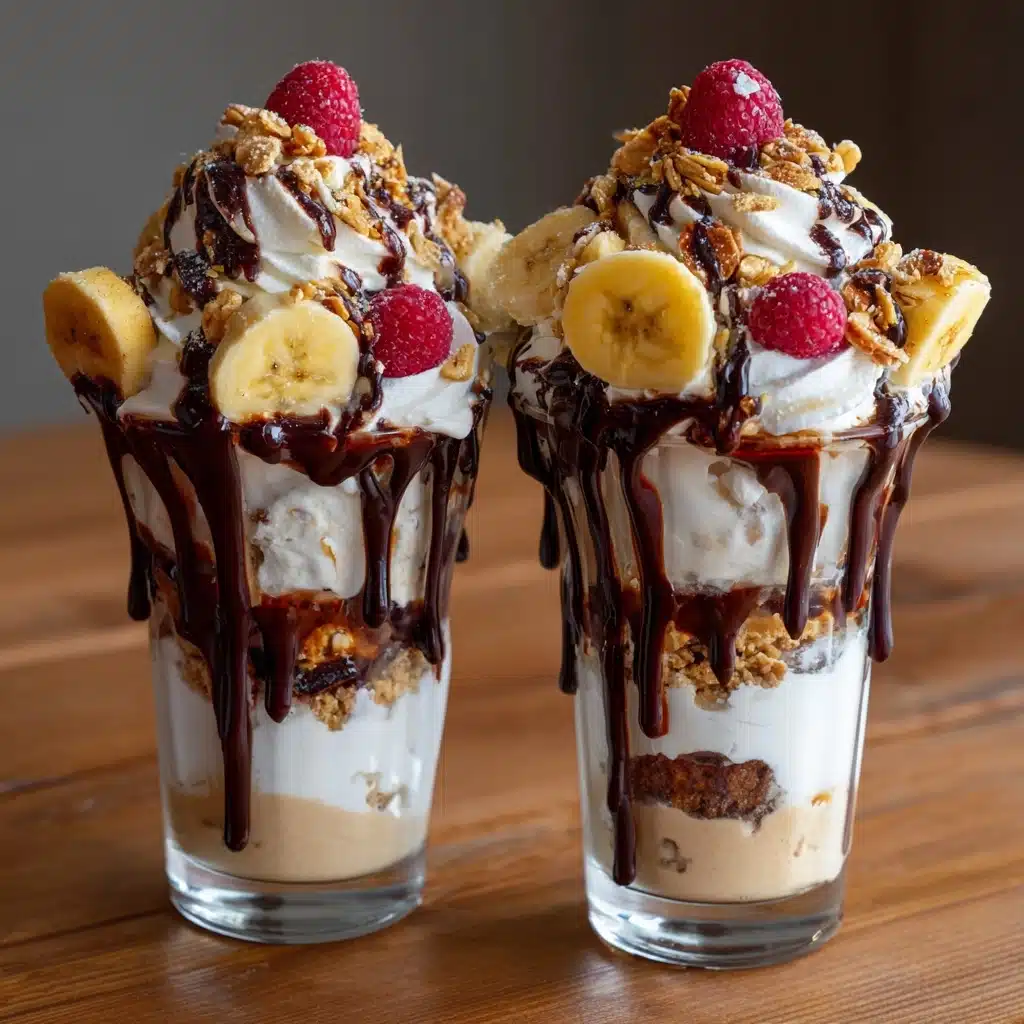 Banana Split Milkshakes Recipe - Recipe Image