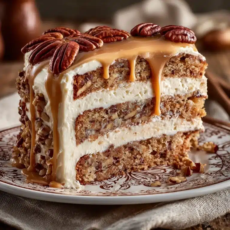 The Southern Pecan Caramel Cake Recipe