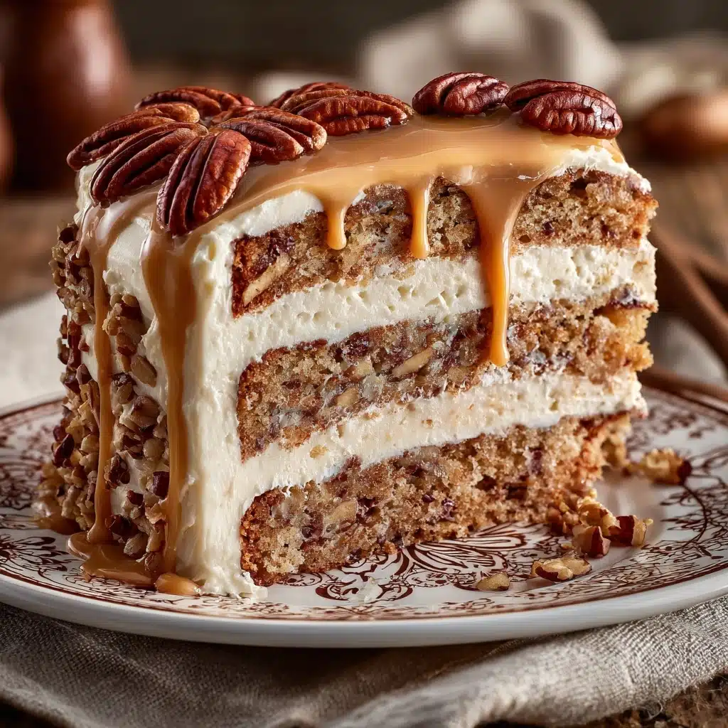 The Southern Pecan Caramel Cake Recipe