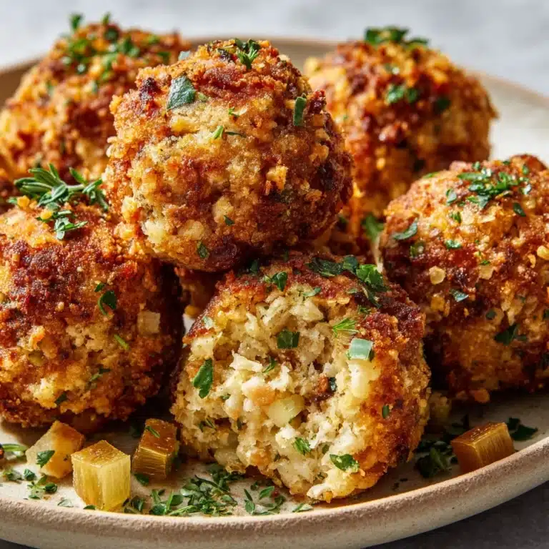 Turkey Stuffing Balls Recipe