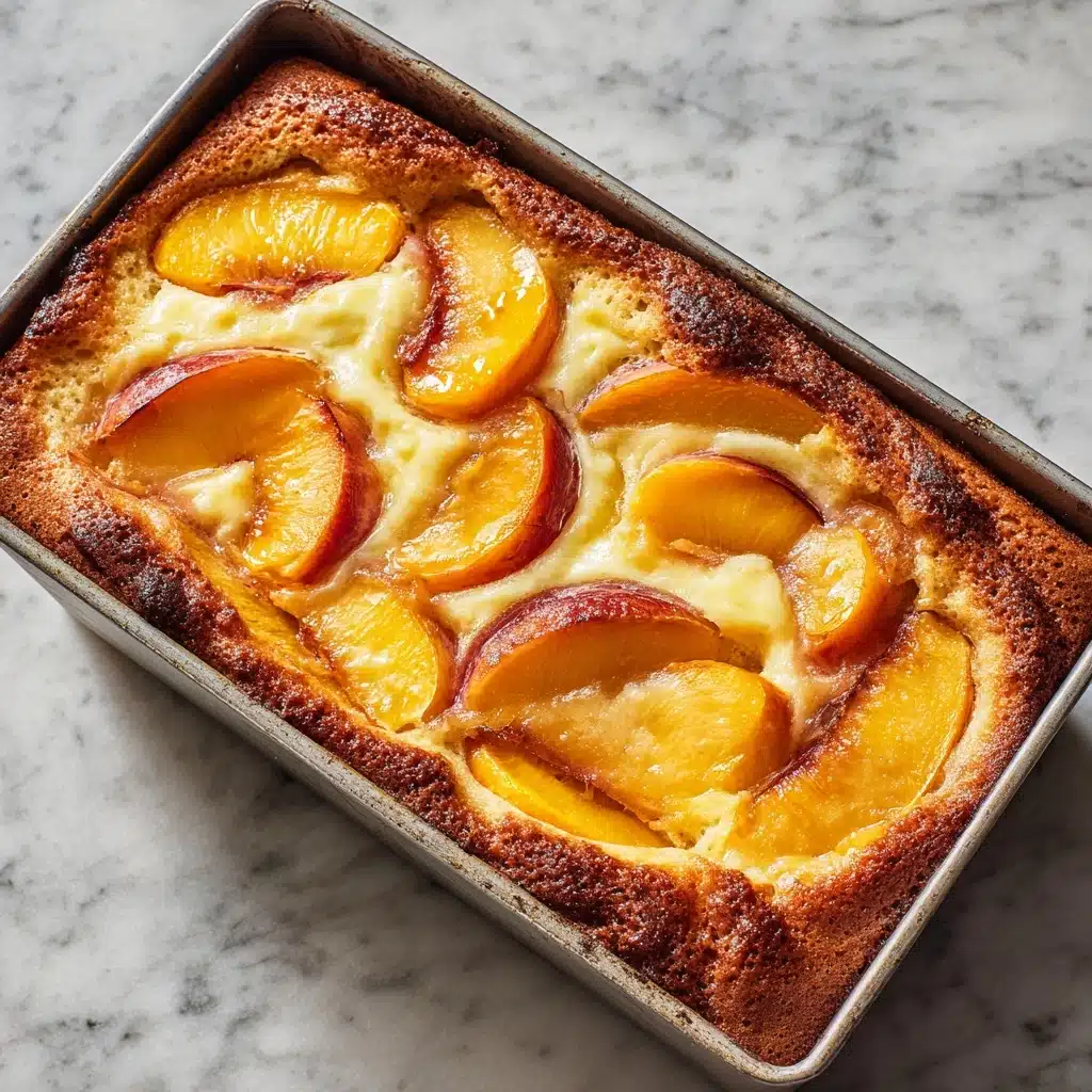 Peaches and Cream Cheese Loaf Recipe - Recipe Image