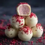 White Chocolate Strawberry Truffles Recipe