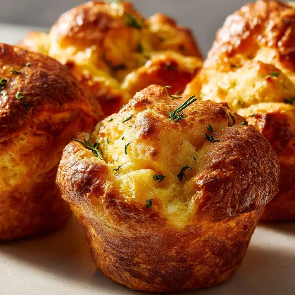 Easy Garlic Rosemary Focaccia Muffins Recipe