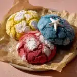 Patriotic Crinkle Cookies Recipe