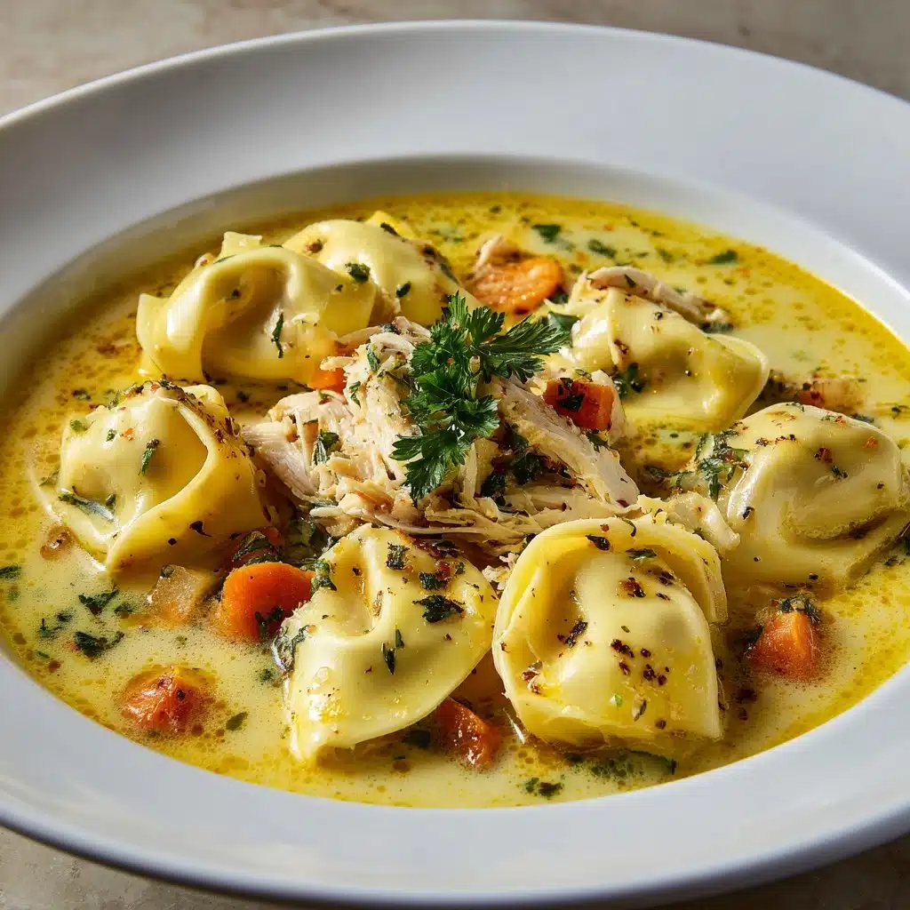 Creamy Chicken Tortellini Soup Recipe