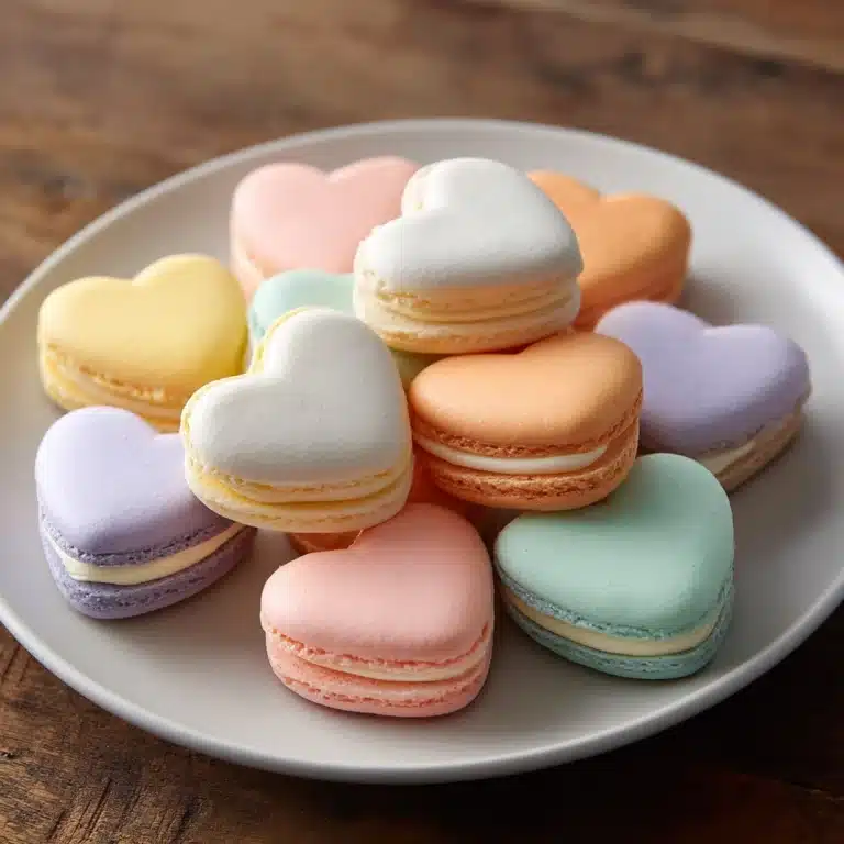 Heart-Shaped Macarons Recipe