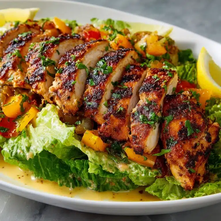 Grilled Romaine Caesar with Chicken Recipe