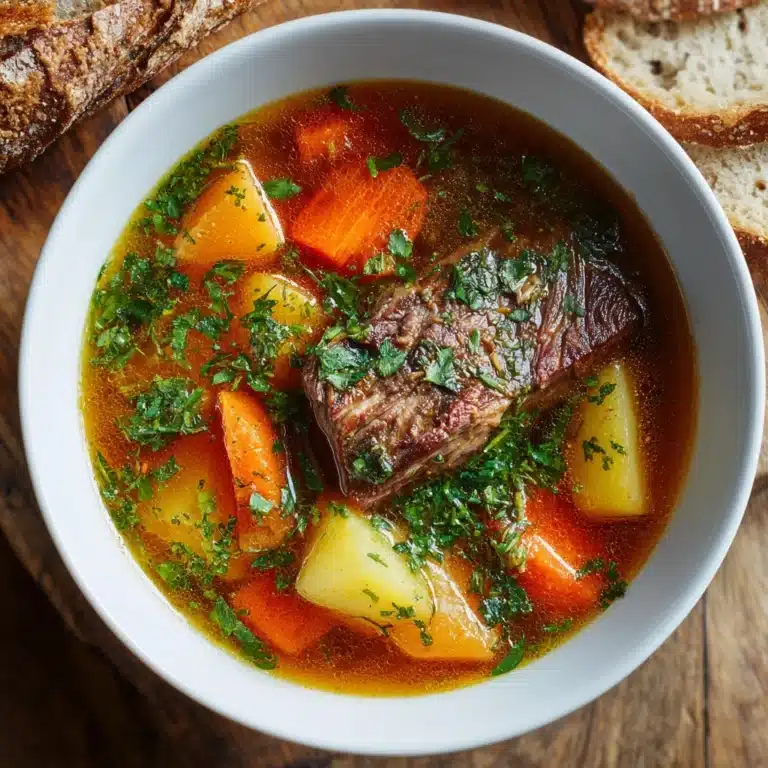 Apple Carrot Beef Rib Soup Recipe