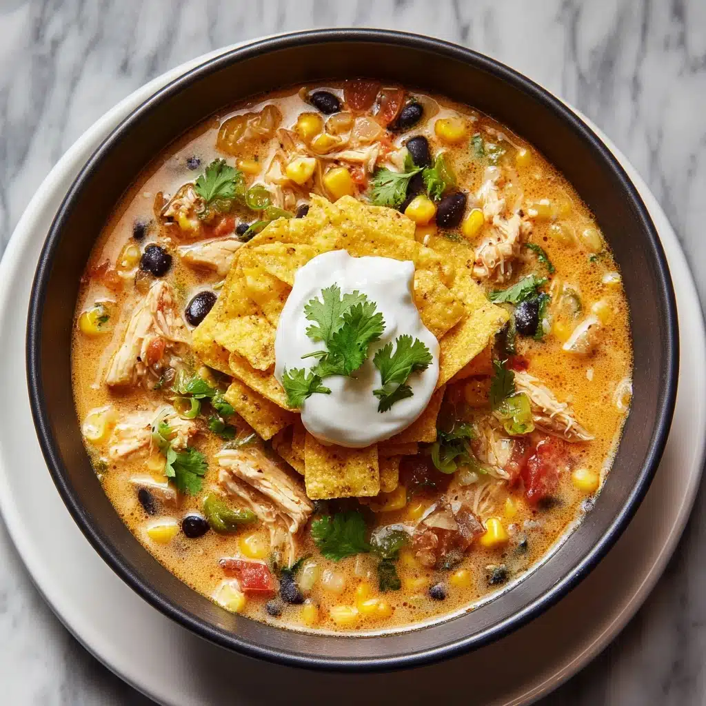 Easy Chicken Taco Soup Recipe - Recipe Image