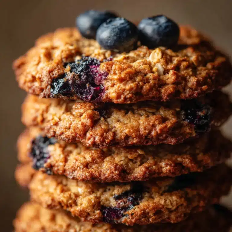 Oatmeal Protein Cookies with Blueberries Recipe