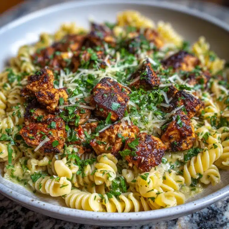 Loaded Chicken and Cajun Sausage Pasta Casserole Recipe