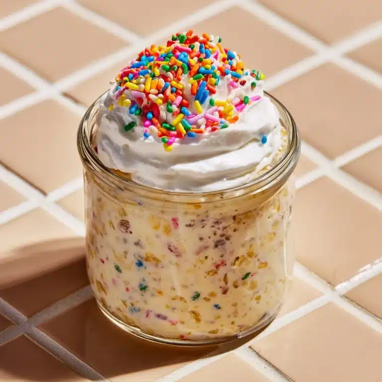 Birthday Cake Overnight Oats Recipe