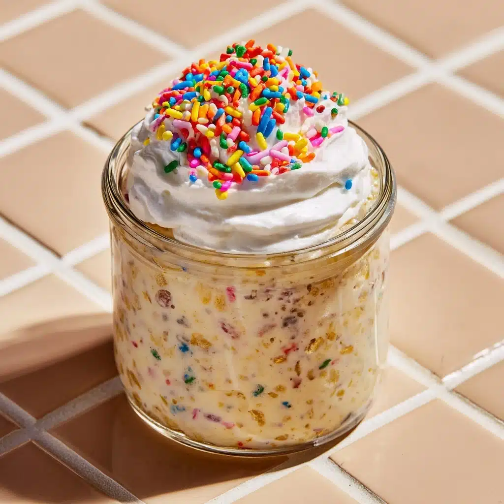 Birthday Cake Overnight Oats Recipe