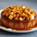 Glazed Honeycrisp Apple Fritter Cake Recipe