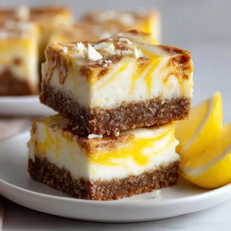 Lemon Cream Cheese Brownies Recipe