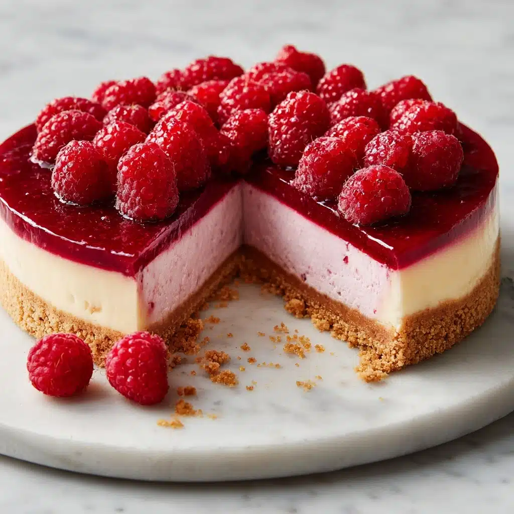 Easy Baked Raspberry Cheesecake Recipe
