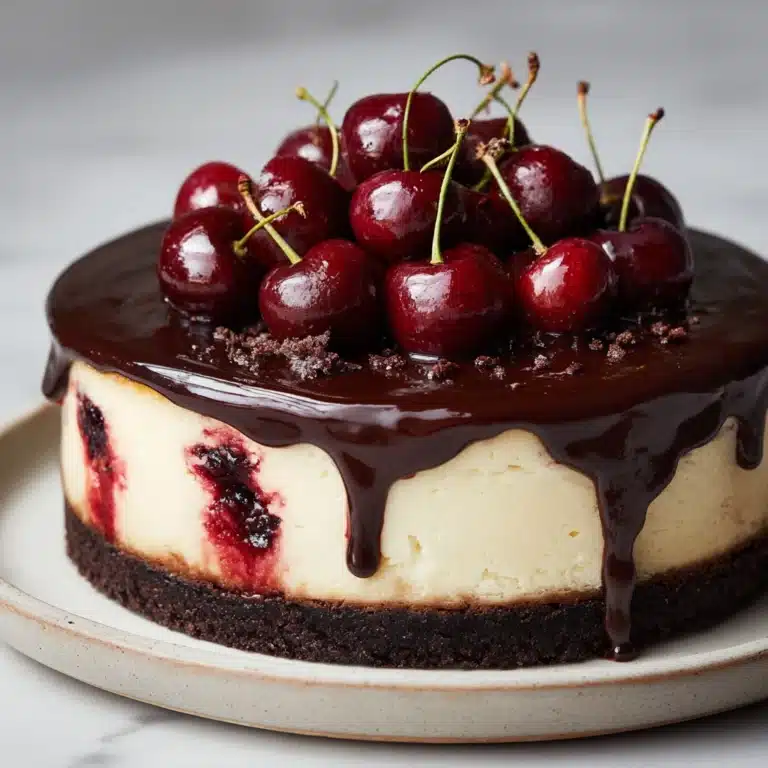 Chocolate Cherry Cheesecake Recipe