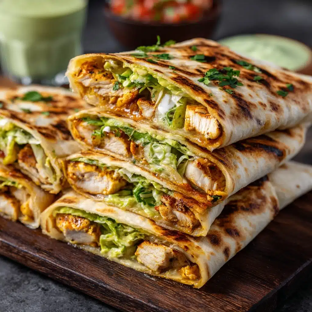 Avocado Chicken Wraps Recipe - Recipe Image