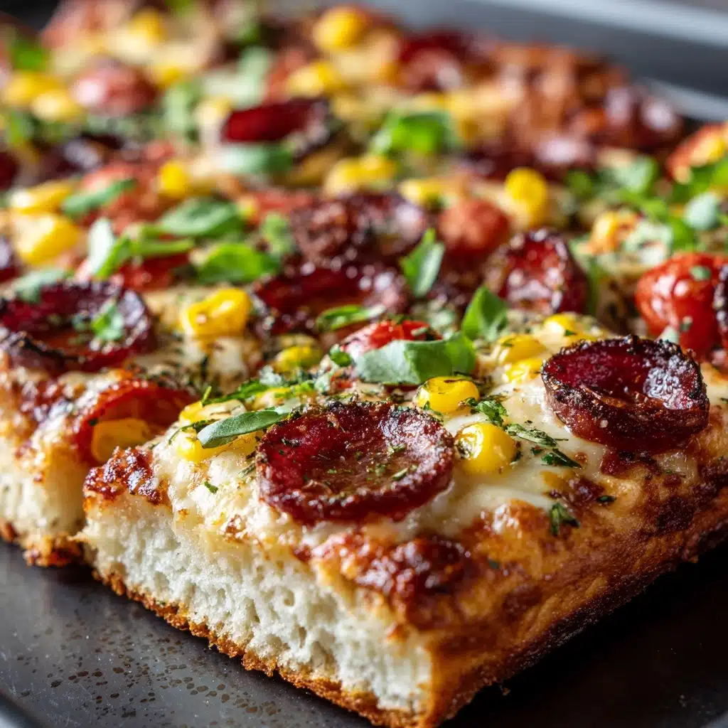 Hot Honey Garlic Flatbread Pizzas Recipe - Recipe Image