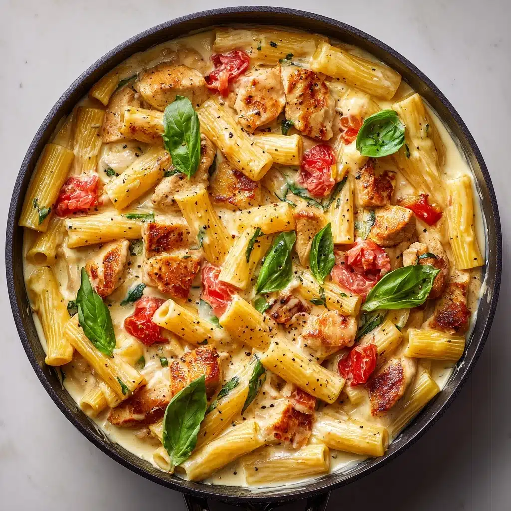 Creamy Italian Chicken Pasta Recipe - Recipe Image