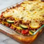 Zesty Zucchini Beef Casserole Recipe