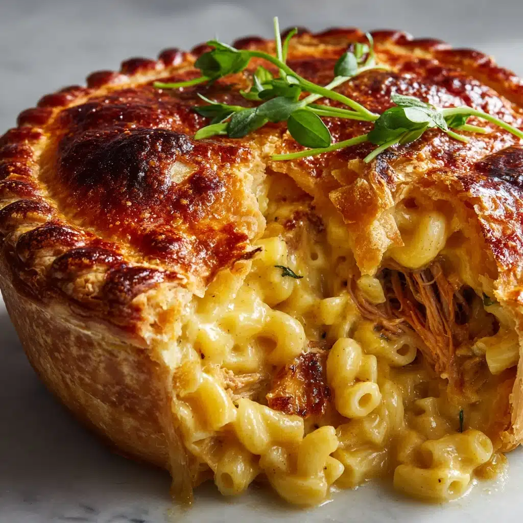 Oxtail Pot Pie with Mac & Cheese Crust Recipe - Recipe Image